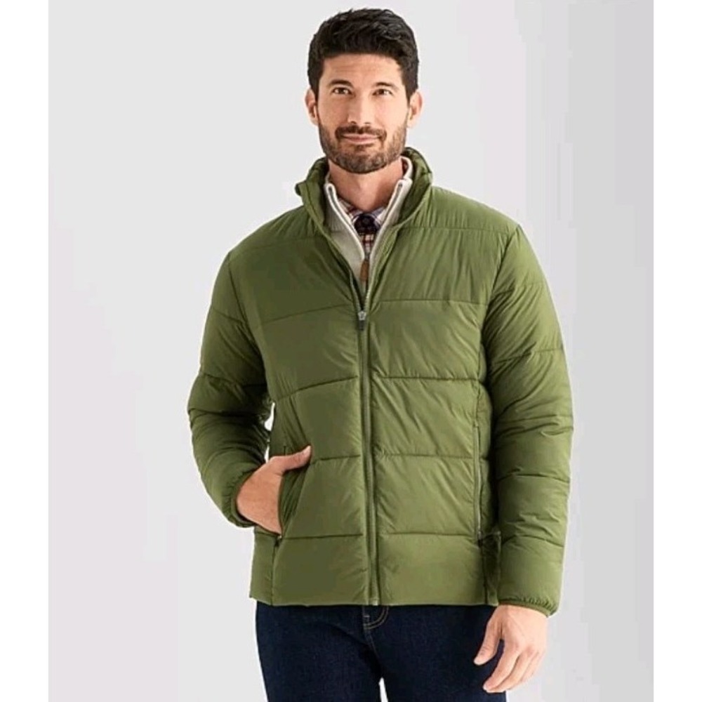 St. John's Bay Mens Seated Wear Midweight Big and Tall Jacket Size 2XL Tall